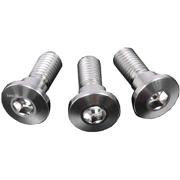 ZT31-3763 ジータ ZETA チタンブレーキディスクボルト 05年-08年 XR100モタード、XR50モタード シンヘッド φ10-M8X22 3本入り