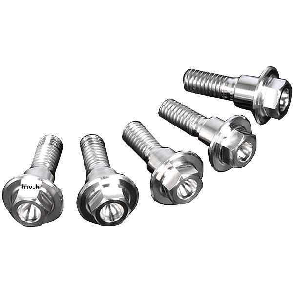 ZT31-0785 ジータ ZETA チタンブレーキディスクボルト 04年-15年 ヤマハ フランジボルト φ8-M6X20 5本入り