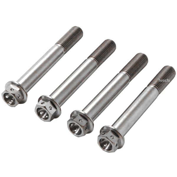 ZT33-1754 ジータ ZETA チタンキャリパーマウントボルト 汎用 ラジアルマウント M10 P1.25 75mm 4本入り