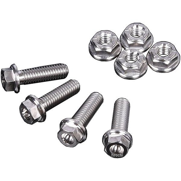 ZT31-5614N ジータ ZETA チタンブレーキディスクボルト 02年-15年 ホンダ フランジ ボルト&ナット φ6-M6X20 4本入り