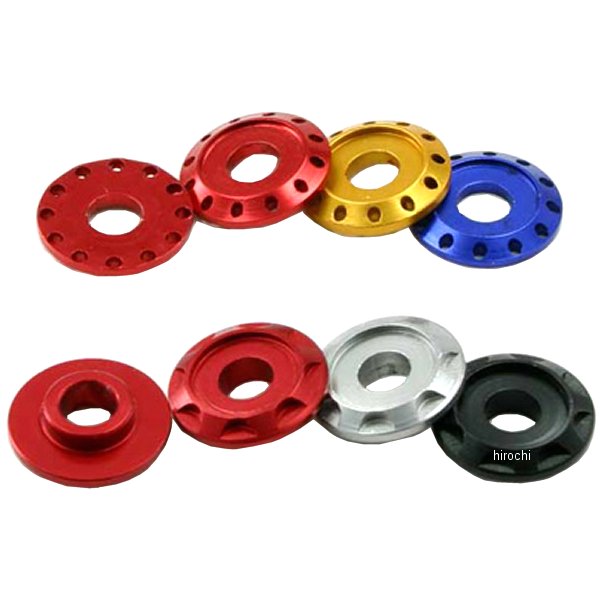 D58-57-211 ディーアールシー DRC アルミスペーサー φ18 M6用 タイプ02 4個入り 青