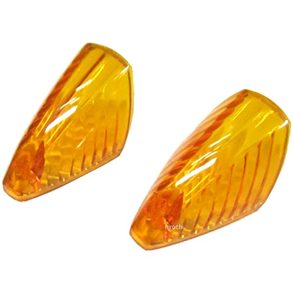 D45-58-687 ディーアールシー DRC モトレッド ティアドロップフラッシャー #586 補修用レンズ オレンジ 2個入り