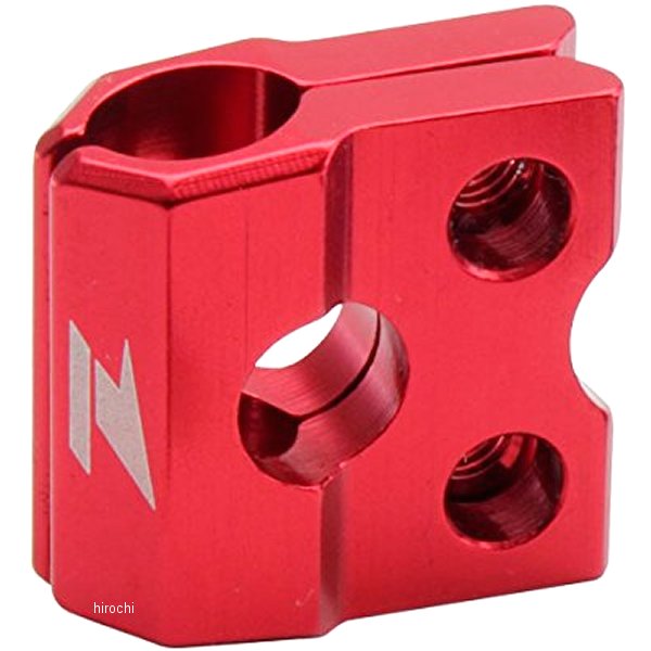 ZE92-2106 ジータ ZETA ブレーキラインクランプ 02年-13年 スズキ、92年-14年 カワサキ 赤