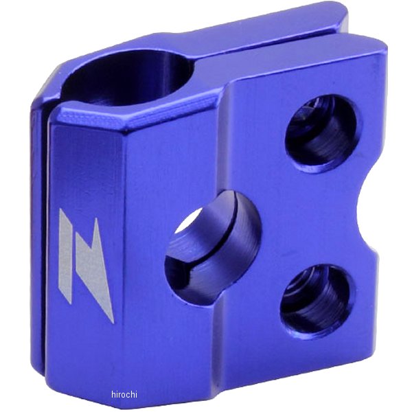 ZE92-0207 ジータ ZETA ブレーキラインクランプ 04年-14年 ホンダ、09年-14年 ヤマハ 青