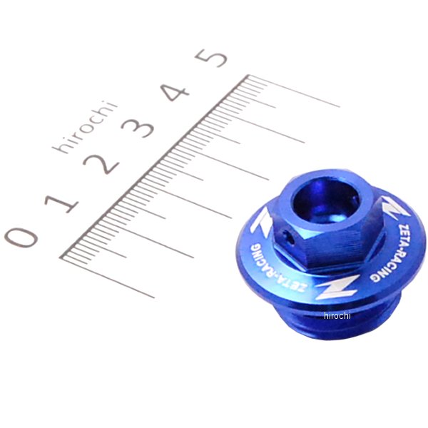 ZE89-2112 ジータ ZETA オイルフィラーキャップ 89年-14年 ホンダ、ヤマハ、スズキ、カワサキ 青
