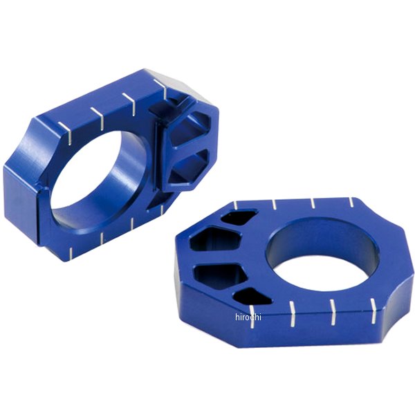 ZE93-5112 ジータ ZETA リアアクスルブロック 04年以降 スズキ、カワサキ 青