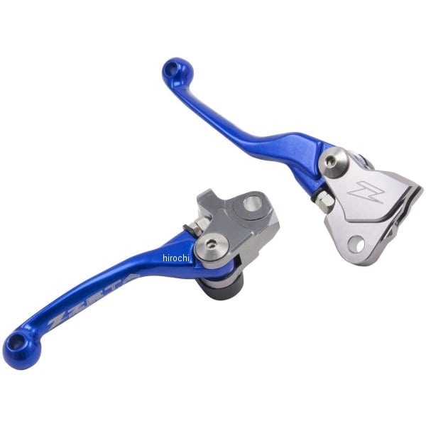 ZE44-1102 ジータ ZETA ピボットレバーセット FP 01年-12年 スズキ、カワサキ 3フィンガー レーサー用 青