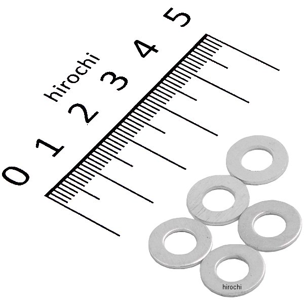 D59-52-530 ディーアールシー DRC アルミガスケットワッシャー M6 5個入り