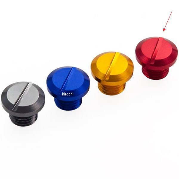 D41-06-503 ディーアールシー DRC ミラーホールプラグ M10 赤