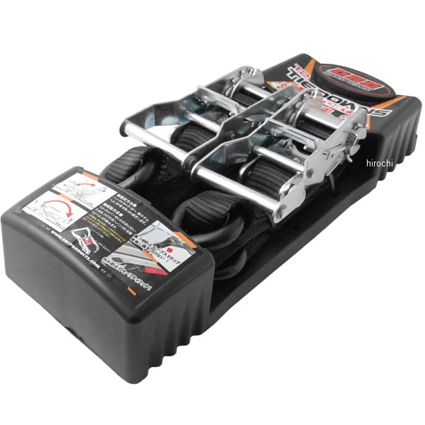 D36-05-520 ディーアールシー DRC タイダウンベルト T2ラチェット 黒