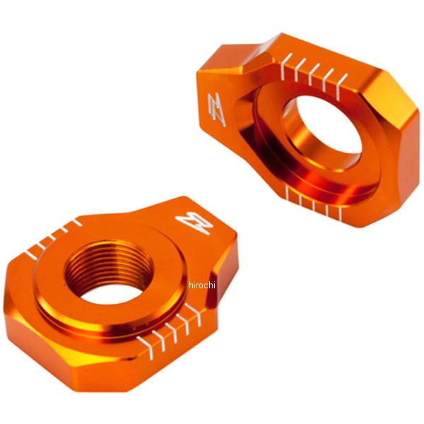 ZE93-5427 ジータ ZETA リアアクスルブロック 00年以降 KTM オレンジ