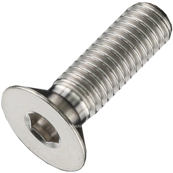 ZT09-6201 ジータ ZETA チタンフラットヘッドボルト M6 P1.0 20mm 1本入り