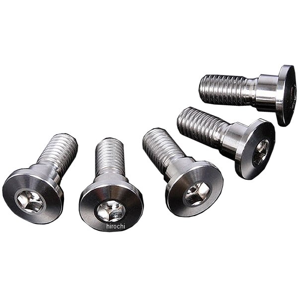 ZT31-3785 ジータ ZETA チタンブレーキディスクボルト 99年-07年 スズキ シンヘッド φ10-M8X28 5本入り