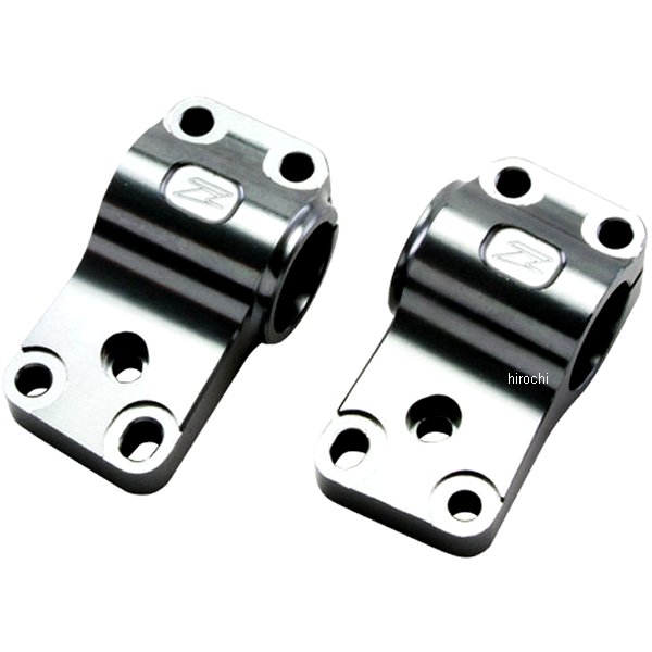 ZS03-1941 ジータ ZETA ハンドルブラケットセット 汎用 パイロットハンドルバー用オプション チタン ハイ(45mm)