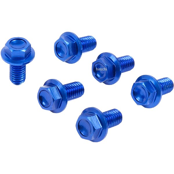 ZE88-9416 ジータ ZETA フォークガードボルトセット 91年-15年 ヤマハ、スズキ 青