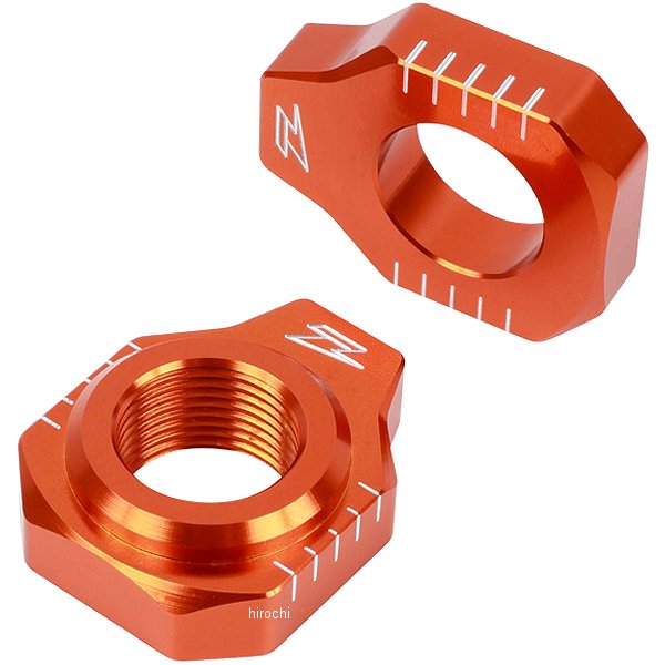 ZE93-5447 ジータ ZETA リアアクスルブロック 12年以降 KTM オレンジ