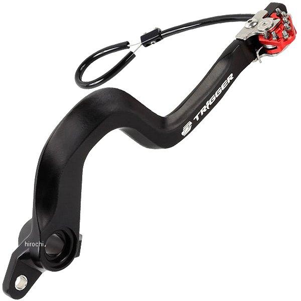 ZE90-7282 ジータ ZETA トリガーブレーキペダル DR-Z400S、DR-Z400SM 赤