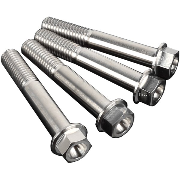ZT83-2504 ジータ ZETA チタンフォーククランプボルトキット 00年-08年 XR250、XR250モタード、DR-Z400S トップブリッジ M8X50 4本入り