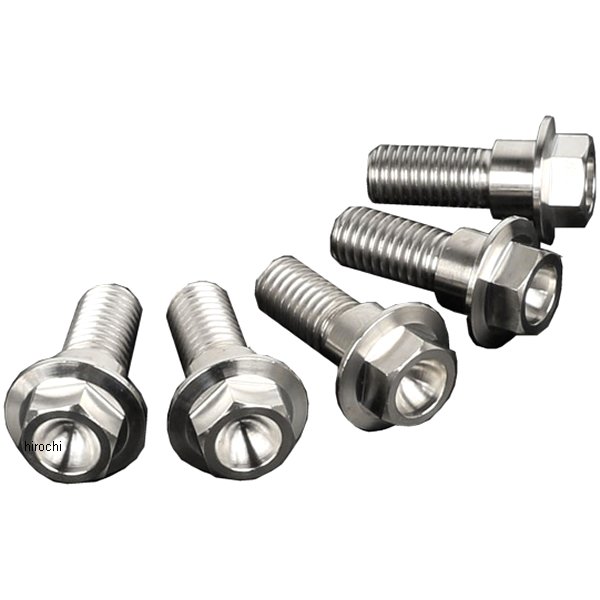 ZT31-0815 ジータ ZETA チタンブレーキディスクボルト 03年-16年 スズキ、カワサキ フランジボルト φ10-M8X22 5本入り