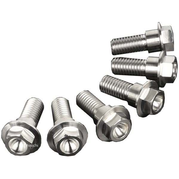 ZT31-0816 ジータ ZETA チタンブレーキディスクボルト 汎用 フランジボルト φ10-M8X22 6本入り