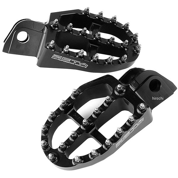 ZE93-1810 ジータ ZETA アルミフットペグ 98年-18年 KTM、ハスクバーナ、BETA 黒