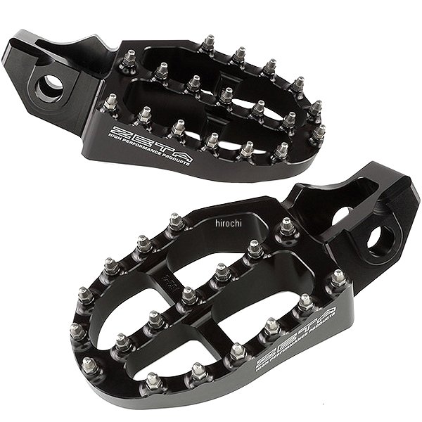 ZE93-1820 ジータ ZETA アルミフットペグ 16年-18年 KTM、17年-18年 ハスクバーナ 黒