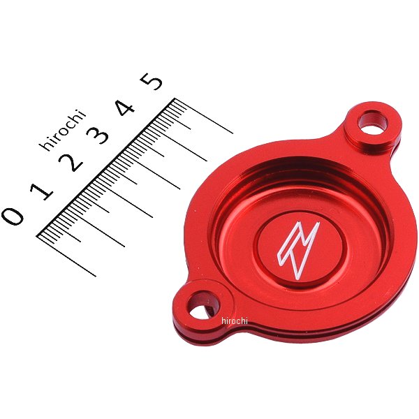 ZE90-1043 ジータ ZETA オイルフィルターカバー 18年以降 CRF250R 赤