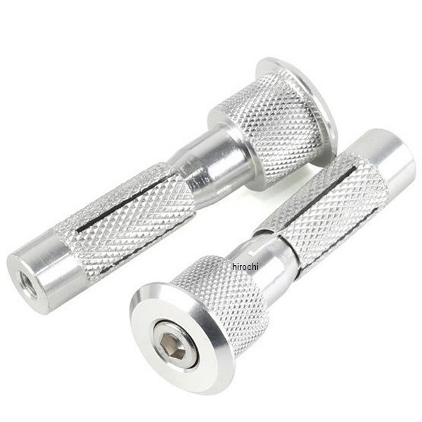 ZE73-1929 ジータ ZETA アントラーガード 補修用 バーエンドプラグセット シルバー