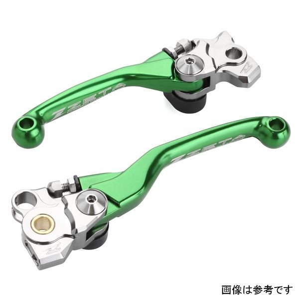 ZE44-1114 ジータ ZETA ピボットレバーセット 3フィンガーCP 13年以降 KX250F KX450F グリーン