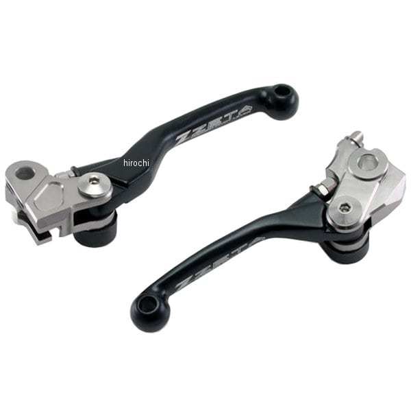 ZE44-0111 ジータ ZETA ピボットレバーセット FP 21年 CRF450R、CRF450RX 3フィンガー 黒