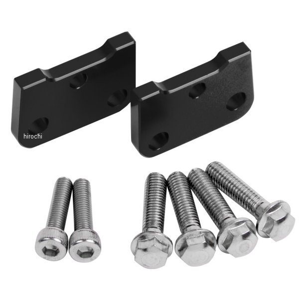 ZS03-1910 ジータ ZETA パイロットハンドル用オプション オフセットプレートセット 5mm 黒