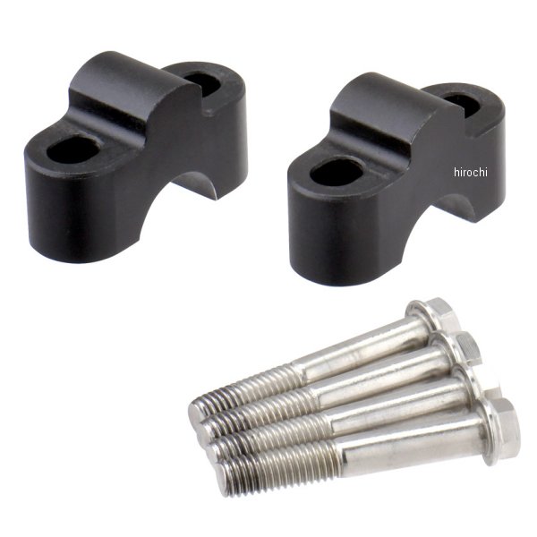 ZE70-1915 ジータ ZETA アドベンチャー ウィンドシールド オプション クランプライズ スペーサー 黒