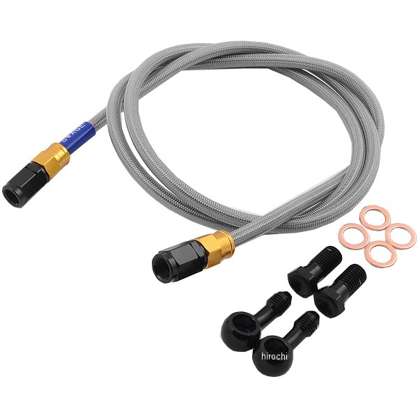 GAR297 スウェッジライン SWAGE-LINE リア ブレーキホースキット 99年-01年 ロードスター XV1600 ゴールド/黒 クリア