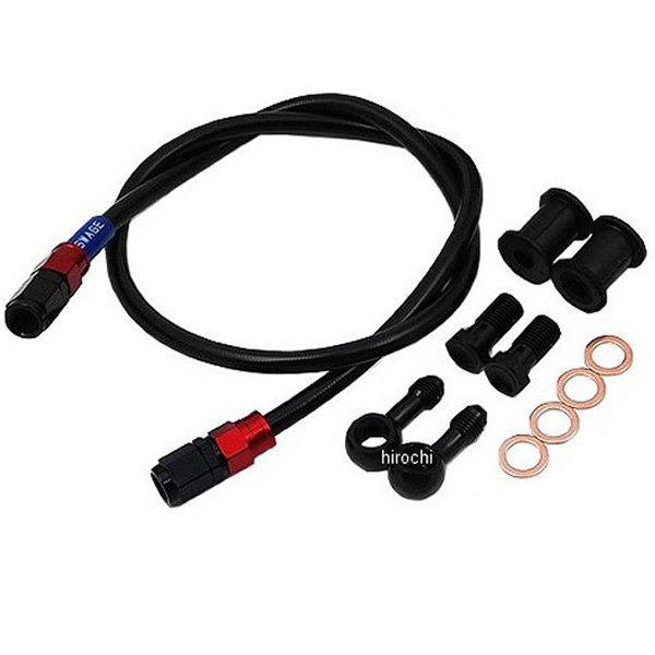 RAFB177 スウェッジライン SWAGE-LINE フロント ブレーキホースキット 11年以降 CBR250R 赤/黒 スモーク