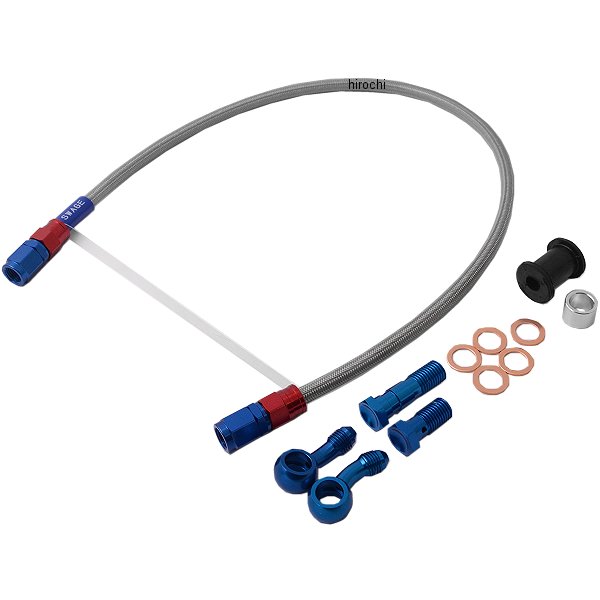 SAR187 スウェッジライン SWAGE-LINE リア ブレーキホースキット 12年以降 CRF250L 赤/青 クリア