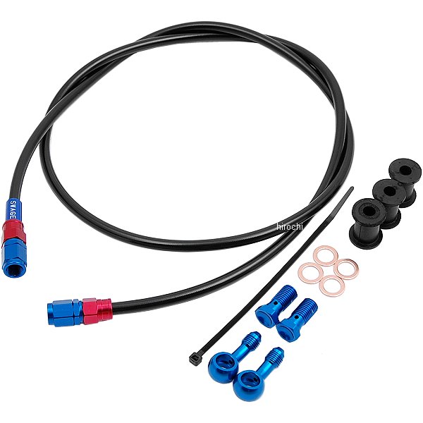 SACB0006 スウェッジライン SWAGE-LINE クラッチホースキット 14年-15年 CB1300SB 赤/青 スモーク