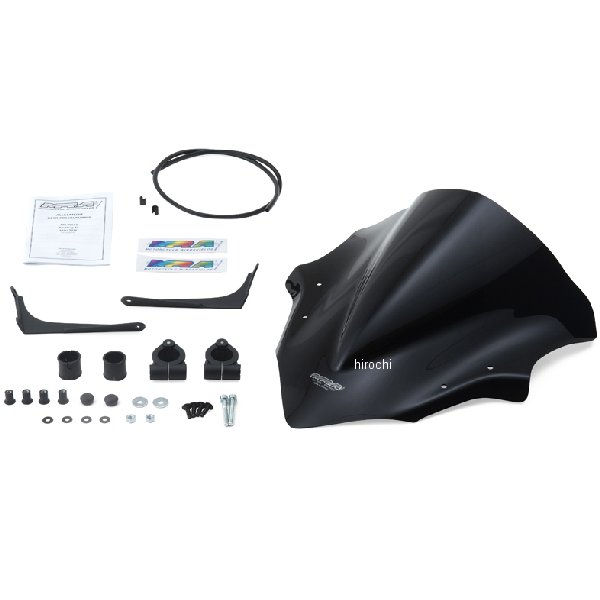 MR263K エムアールエー MRA スクリーン レーシング ブラック 08年-13年 ヤマハ FZ1 ノンカウル RN21J