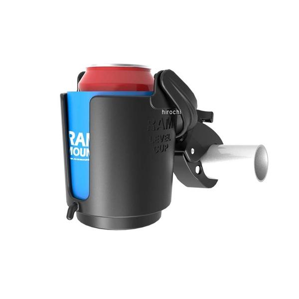 RAM-B-132-400U ラムマウント RAM Mounts 水平維持カップホルダーセット TOUGH-CLAWマウント φ26mm-φ57mmのパイプに対応 黒