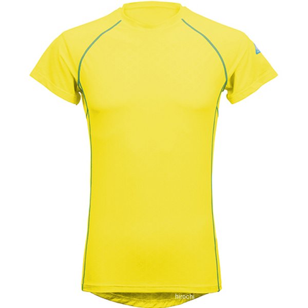 25153408 フリーズテック FREEZE TECH 冷感シャツ 半袖クルーネック パフォーマンスライン 黄 Mサイズ