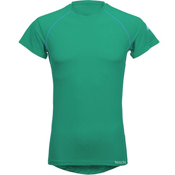 25153417 フリーズテック FREEZE TECH 冷感シャツ 半袖クルーネック パフォーマンスライン 緑 Lサイズ