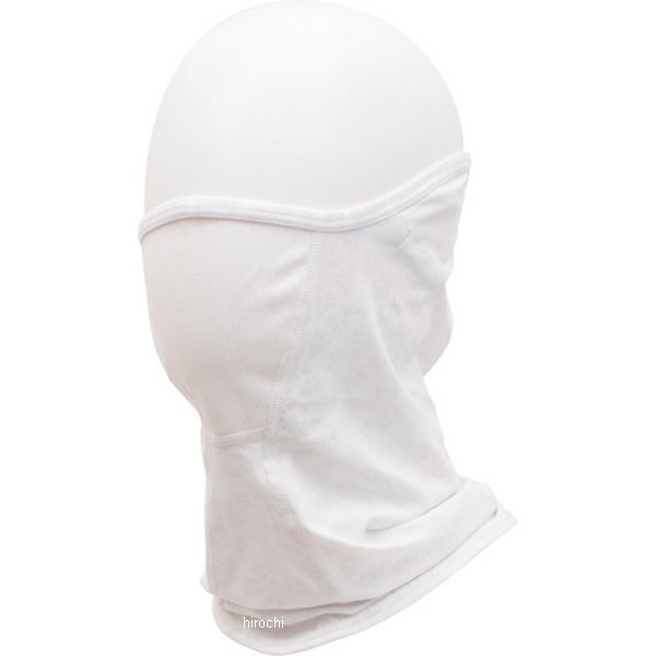 25152417 フリーズテック FREEZE TECH 冷感フェイスカバー イヤーループ付き 白 フリーサイズ