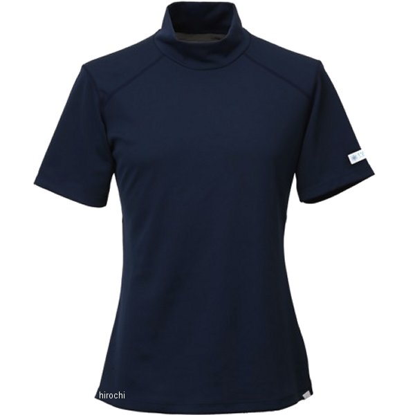 25170059 フリーズテック FREEZE TECH 冷感シャツ 半袖モックネック レギュラーフィット パフォーマンスライン ネイビー Lサイズ