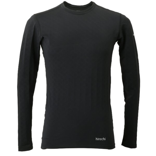 25171528 フリーズテック FREEZE TECH 冷感シャツ 長袖クルーネック パフォーマンスライン 黒 3XLサイズ