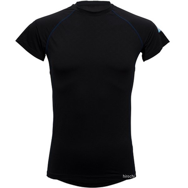 25153588 フリーズテック FREEZE TECH 冷感シャツ 半袖クルーネック パフォーマンスライン 黒 4Lサイズ