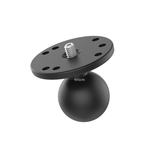 RAM-202AU ラムマウント RAM Mounts ラウンドベース AMPSホールパターン 1.5インチボール 1/4インチ-20ネジ