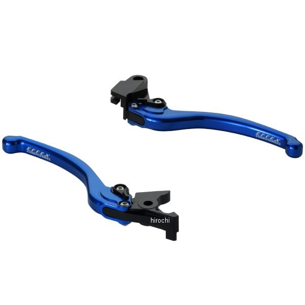 EAL002B エフェックス EFFEX スムースフィットレバー カワサキ 青