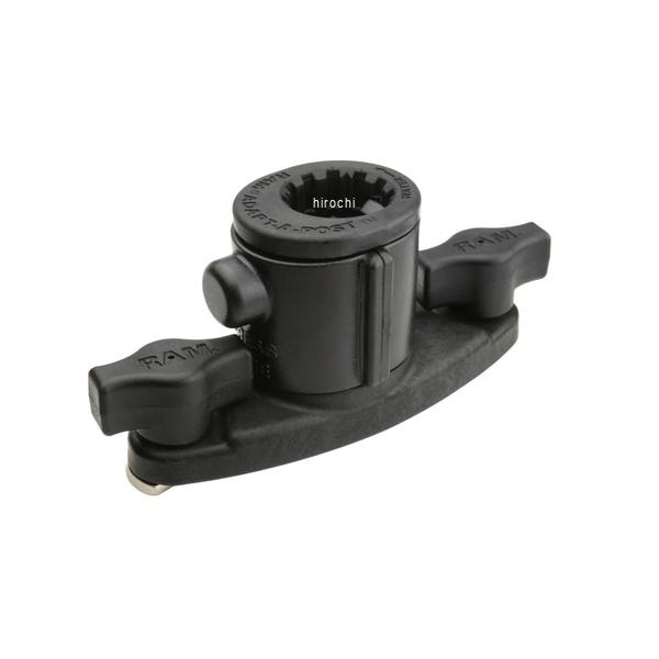 RAP-AAPUDT-1U ラムマウント RAM Mounts スプラインポスト トラックレール用 リリースボタン付き ダブルTボルト