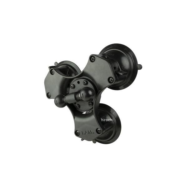 RAP-B-217-365-224-1U ラムマウント RAM Mounts トリプルサクションベース ダブルボール 1インチボール