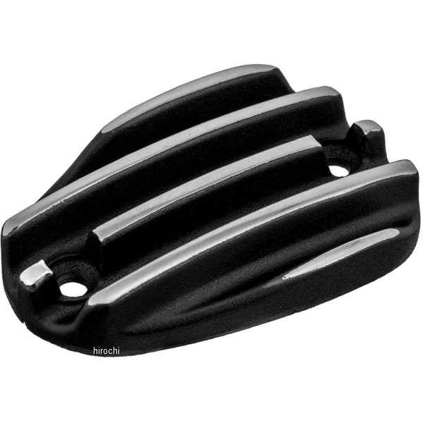 MMU076 モートーンカスタムズ マスターシリンダーキャップ リブ 02年-25年 Bonneville T100 黒/ポリッシュ