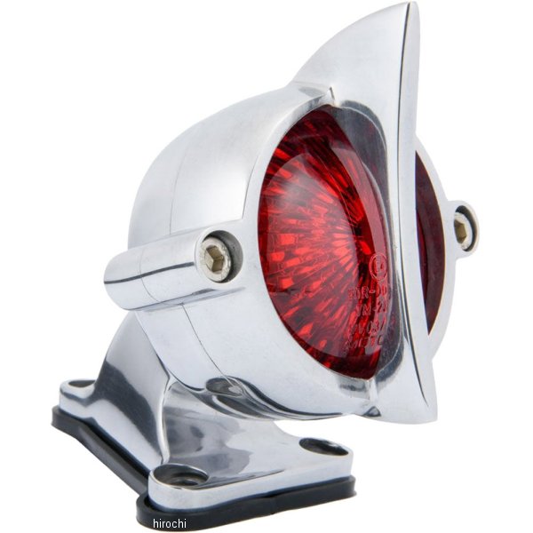 MEL053+MEL013 モートーンカスタムズ LEDテールライト CUDA ポリッシュ フェンダーマウント付き